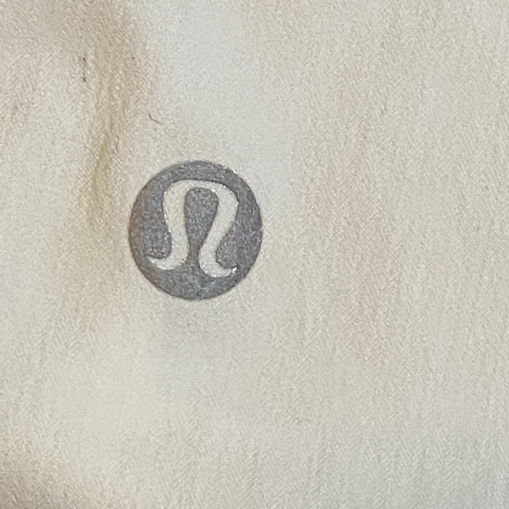 LULULEMON Womens Speed Up Lined Stretch Running Pocket Shorts White Sz‎ 14 - Picture 5 of 11